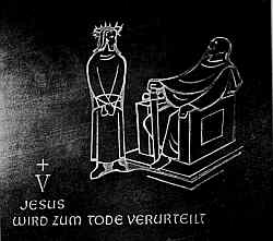Jesus wird zum Tode verurteilt