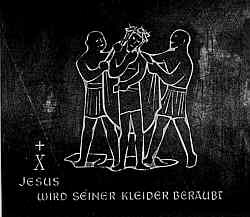 Jesus wird seiner Kleider beraubt