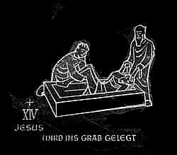 Jesus wird&nbsp;ins Grab gelegt