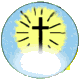 Symbol Christi Himmelfahrt